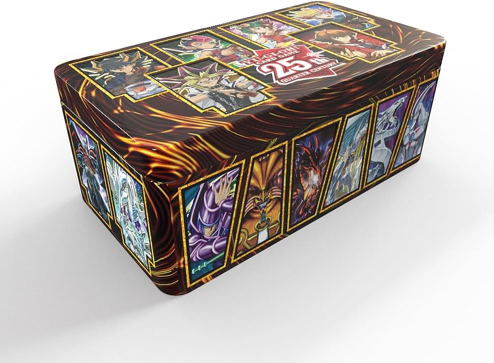 Yu-Gi-Oh! TRADING CARD GAME Tin of Dueling Heroes 25th Anniversary – Case (12 Stück) – Deutsche Ausg