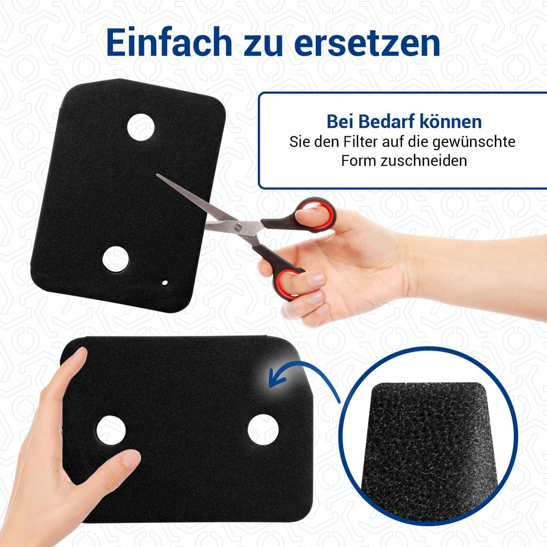 VIOKS Trockner Wärmepumpentrockner Filter Set 5x Ersatzfilter 207x155mm Ersatz für Мiele 9164761 Soc