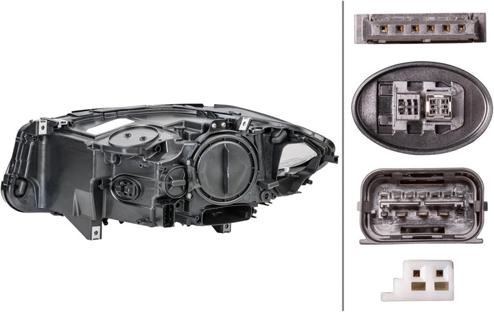 HELLA 1EL 010 131-521 Bi-Xenon/LED-Hauptscheinwerfer - rechts - für u.a. BMW 5 (F10) Rechts Bi-Xenon
