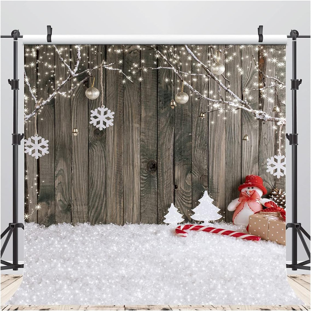 AIIKES 10x10FT Weihnachten Hintergrund Weihnachtsfotografie Hintergrund Weihnachten Foto Hintergrund