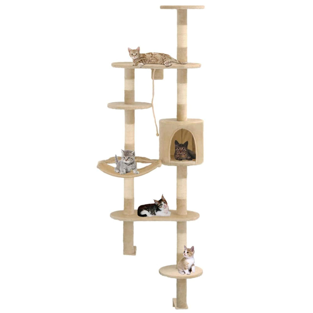 Homgoday Katzenspielzeug, Katzenspielzeug, Kratzbaum für Katzen, Kratzbaum, Katzenbaum mit Sisal-Kra