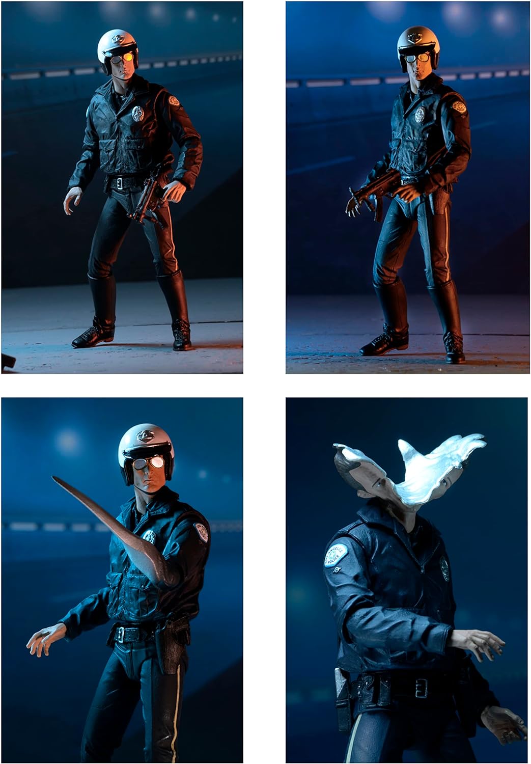Terminator 2 51914 Ultimate T-1000 Motorrad Cop Figur, 17,8 cm, 18 cm