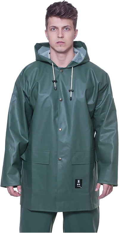 PROS 101 Regenjacke Arbeitsjacke Schutzjacke Herren Damen EN ISO 13688 EN 343 Schweissnähte Plavitex