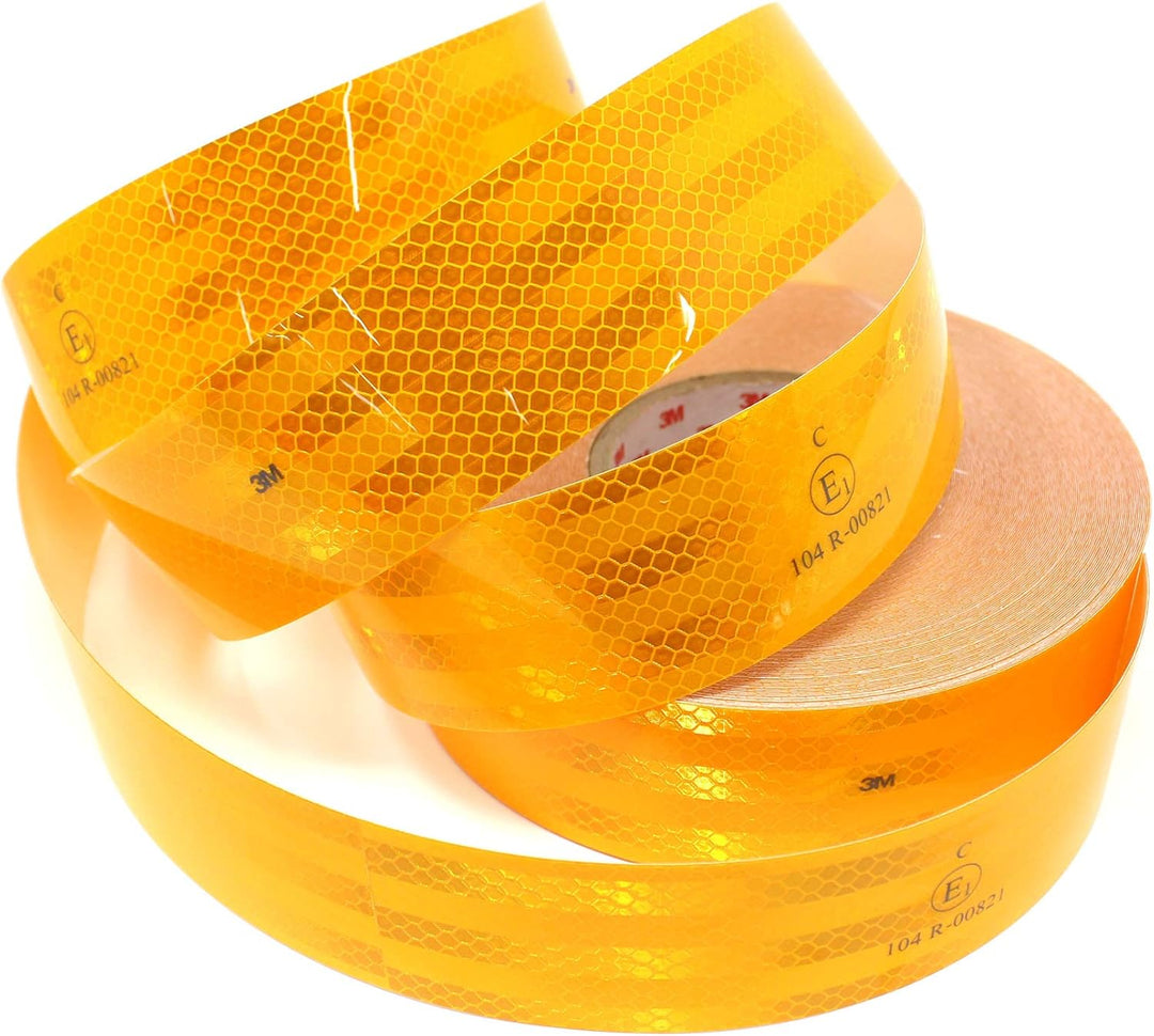 3M Diamond Grade 983 Scotchlite Konturmarkierung 50mm Reflexfolie Reflexband - Finest Folia (Gelb-71