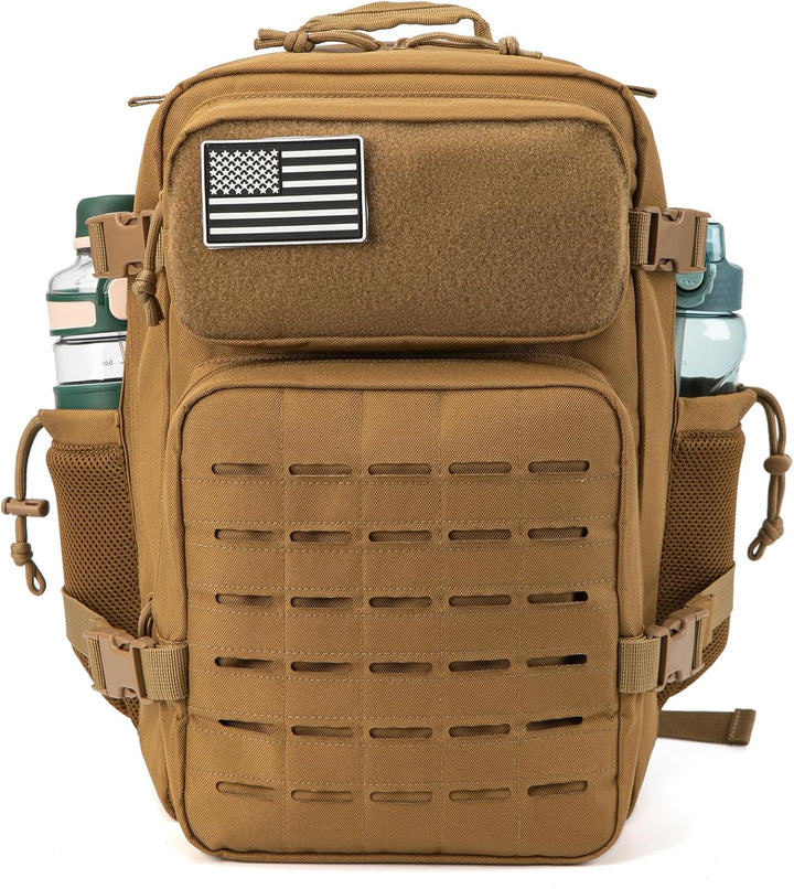 QT&amp;QY Taktischer MilitäR Rucksack Herren Gross 25l/35l/45L Bundeswehr Rucksack 3 Tage Molle Armee Ru