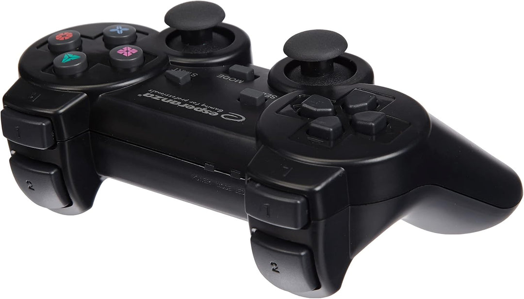 Esperanza EGG108K Wireless Gamepad 2,4Ghz PS3/PC USB Gladiator Schwarz