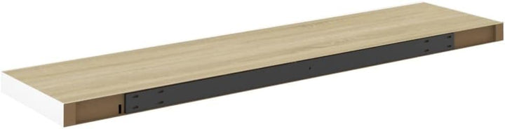 FIRBNUS 2 STK. Schweberegal 120x23,5x3,8 cm Floating Wall Shelf Hängeregal Wandregale Regale Regalbo