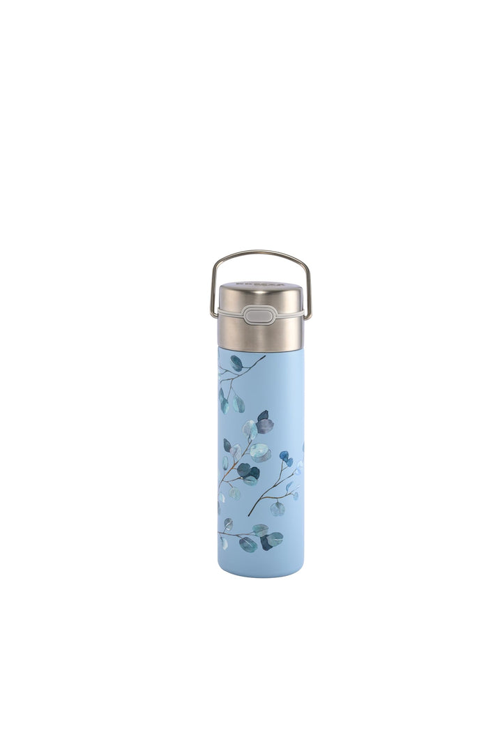 Doppelwandige Edelstahlflasche Leeza Eucalyptus 500ml