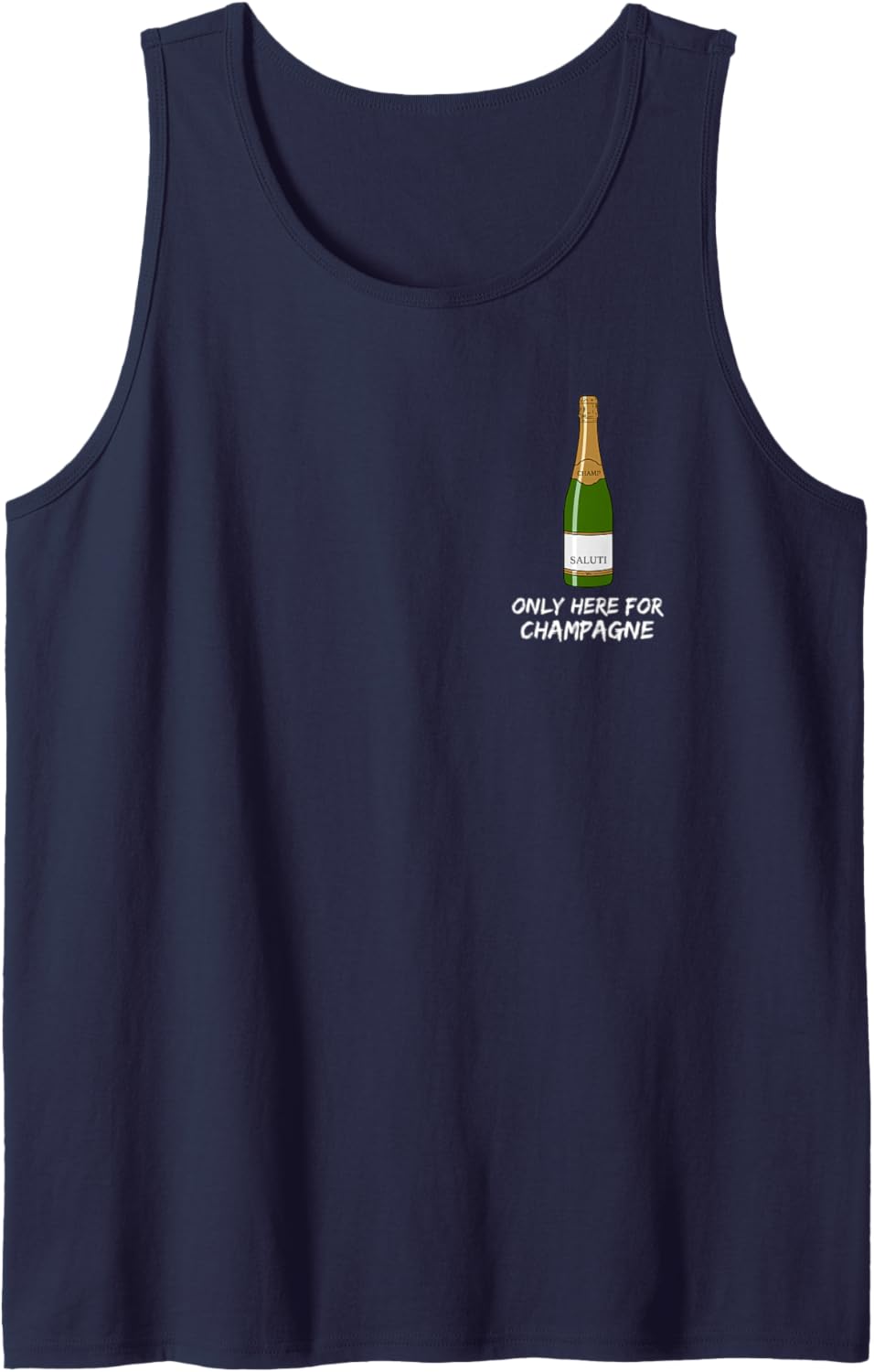 Champagner mit dem Säbel öffnen - Only here for Champagne Tank Top