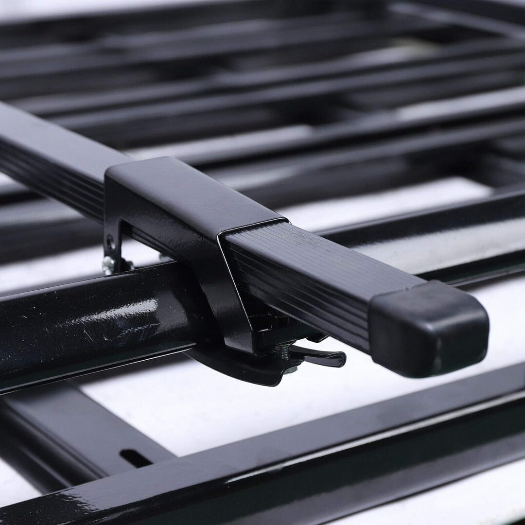 Dachkorb Auto Dachgepäckträger aus Aluminium Gross Dach Dachträger Schwarz Universal Gepäckträger Ge
