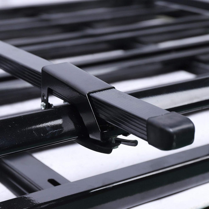 Dachkorb Auto Dachgepäckträger aus Aluminium Gross Dach Dachträger Schwarz Universal Gepäckträger Ge