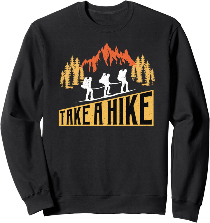 Camping Wandern Lustig Sommer Wandern Bergsteigen Sweatshirt