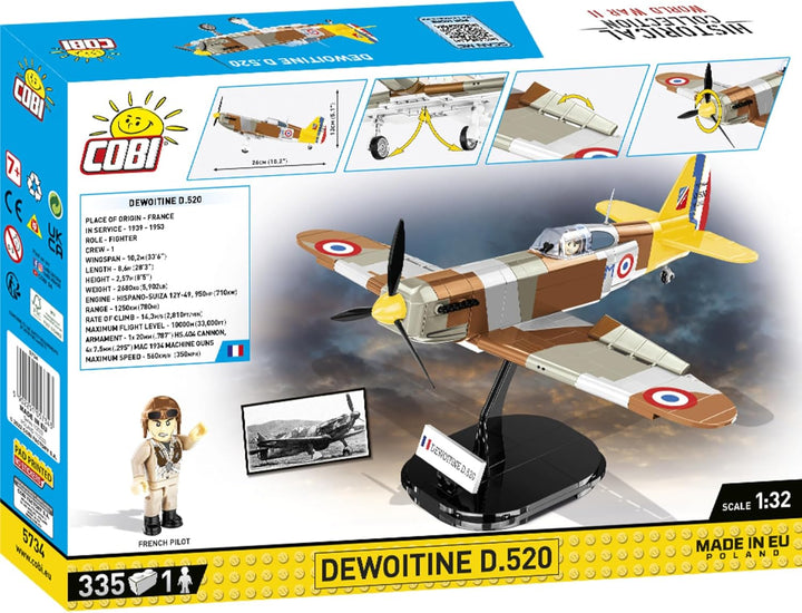 COBI 5734, Dewoitin D.520 Ww Bausteine, Various