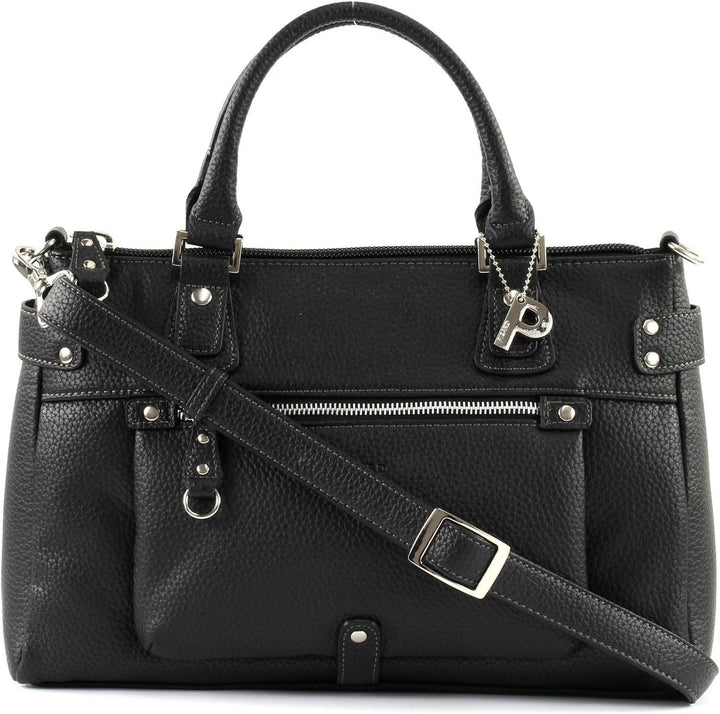 Picard Synthetik Shopper Loire Weiblich Alltag Breite 21 cm Höhe 0,5 cm Länge 34 cm Schwarz (Schwarz