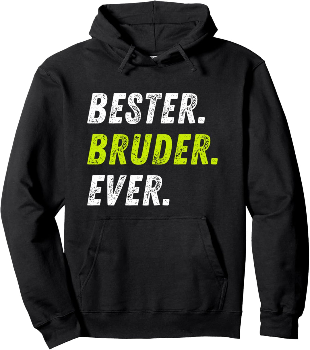 Brüder Partnerlook Bruderherz Bester Bruder der Welt Pullover Hoodie