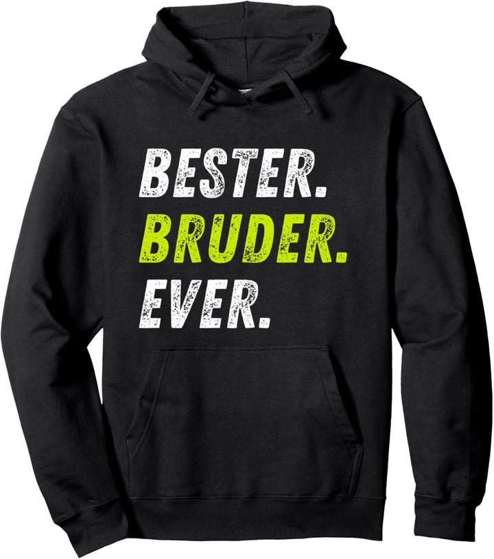 Brüder Partnerlook Bruderherz Bester Bruder der Welt Pullover Hoodie