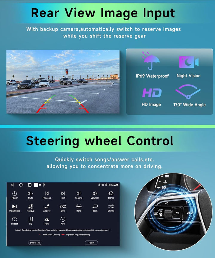 2G&64G 7" Android Autoradio Für VW Golf 5 6 Polo Passat Skoda Touran Tiguan Seat mit Carplay Android