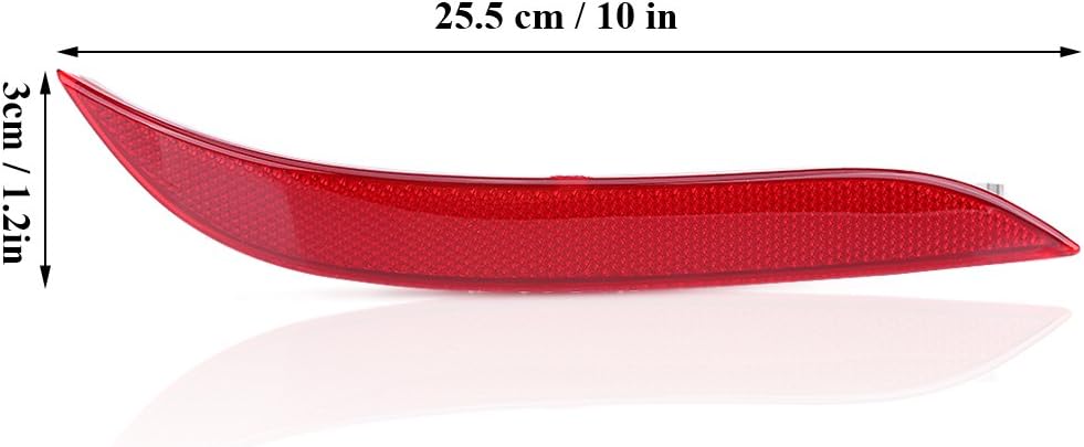 Heckreflektor, langlebiger linker und rechter Heckstossstangenreflektor Hochwertige Stossstangenleuc