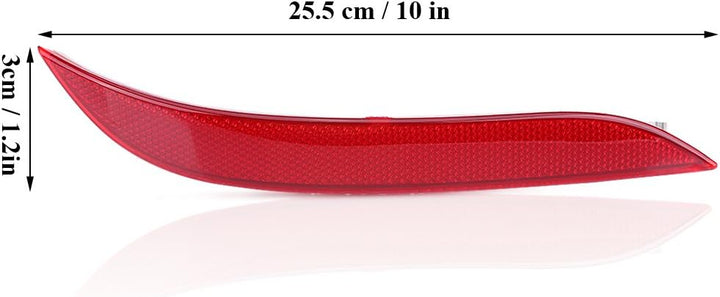 Heckreflektor, langlebiger linker und rechter Heckstossstangenreflektor Hochwertige Stossstangenleuc