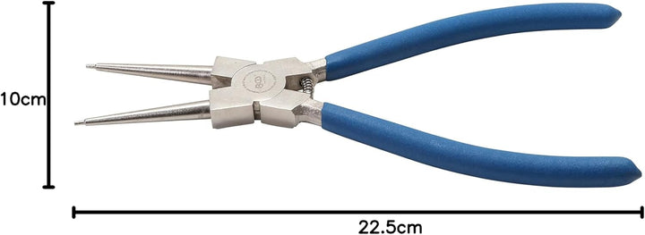 BGS 650 | Sprengringzangen-Satz | 4-tlg. | 225 mm | Seegering-Zangen | gebogen | gerade | rutschhemm