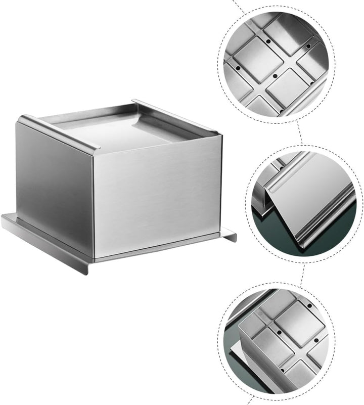 DOITOOL Tofuform aus Edelstahl 304 für Küche Praktische Tofupresse mit Einfachem Design zum Selberma