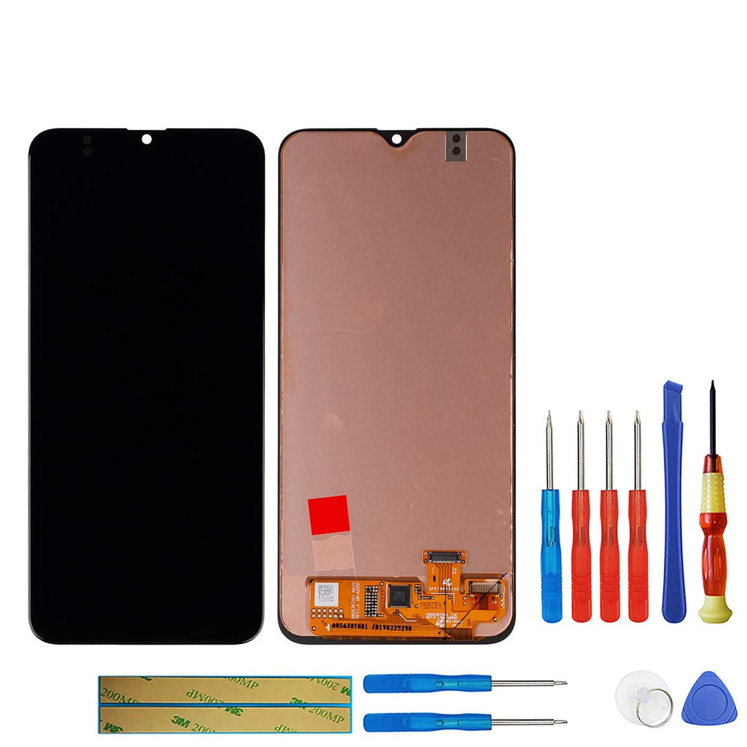swark AM-OLED Display Kompatibel mit Samsung Galaxy A20 (2019) A205 SM-A205F/DS, SM-A205FN/DS 6,4 Zo