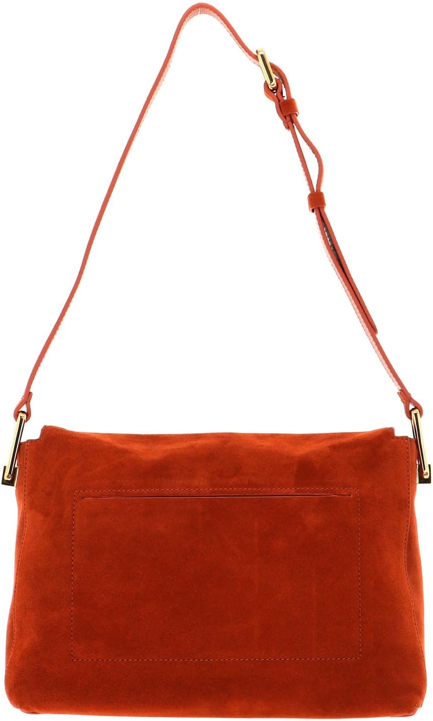 Coccinelle Liya Suede Handbag Chestnut/Chestnut