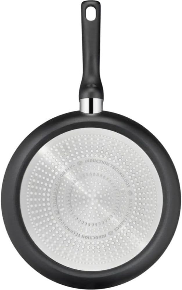 Tefal Hard Titanium Pro Pfannenset, Bratpfannen Ø24/28cm, Extra tief, Induktion, Aluminium, Schwarz
