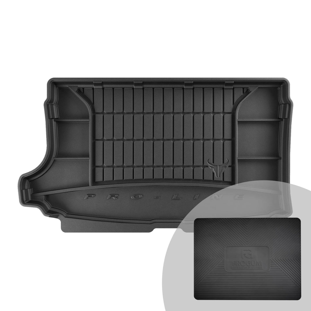 FROGUM ProLine 3D Gummimatte Exklusive Auto Kofferraummatte Kofferraumwanne für Volkswagen T-Cross a