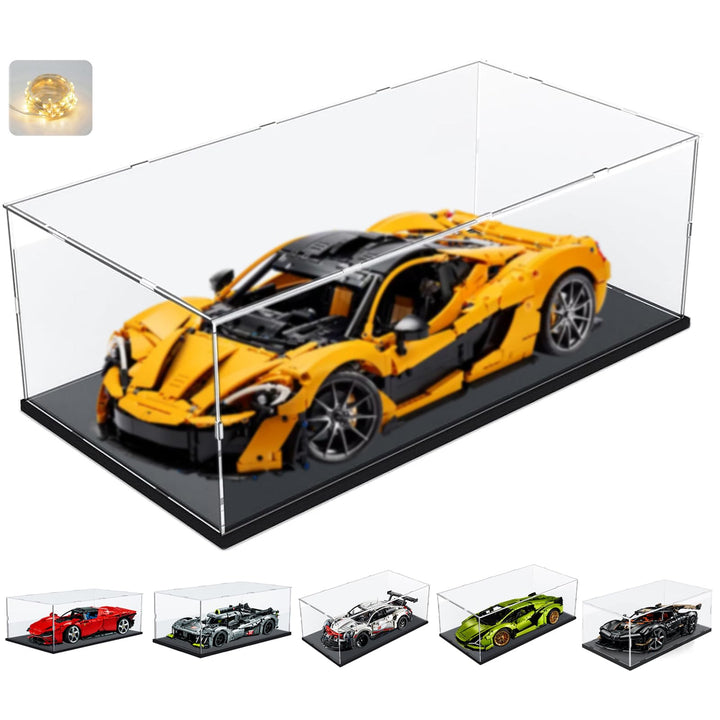 Acryl Vitrine Klar für Lego Actionfiguren Funko Pop Modell Skulptur Transparenter Plexiglas Display