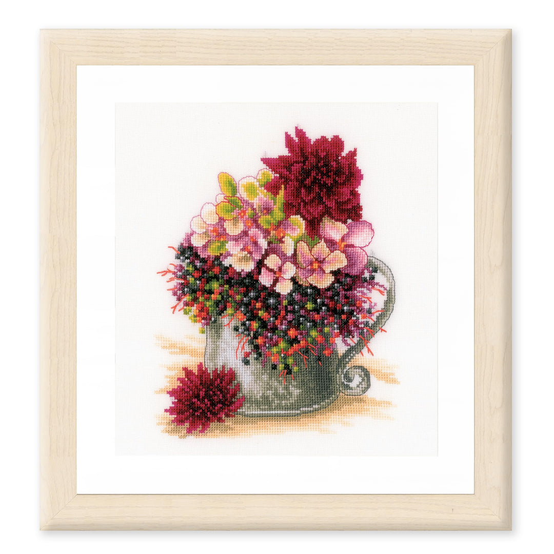 Lanarte PN-0185110 Kreuzstichset, Mehrfarbig, 19x24cm
