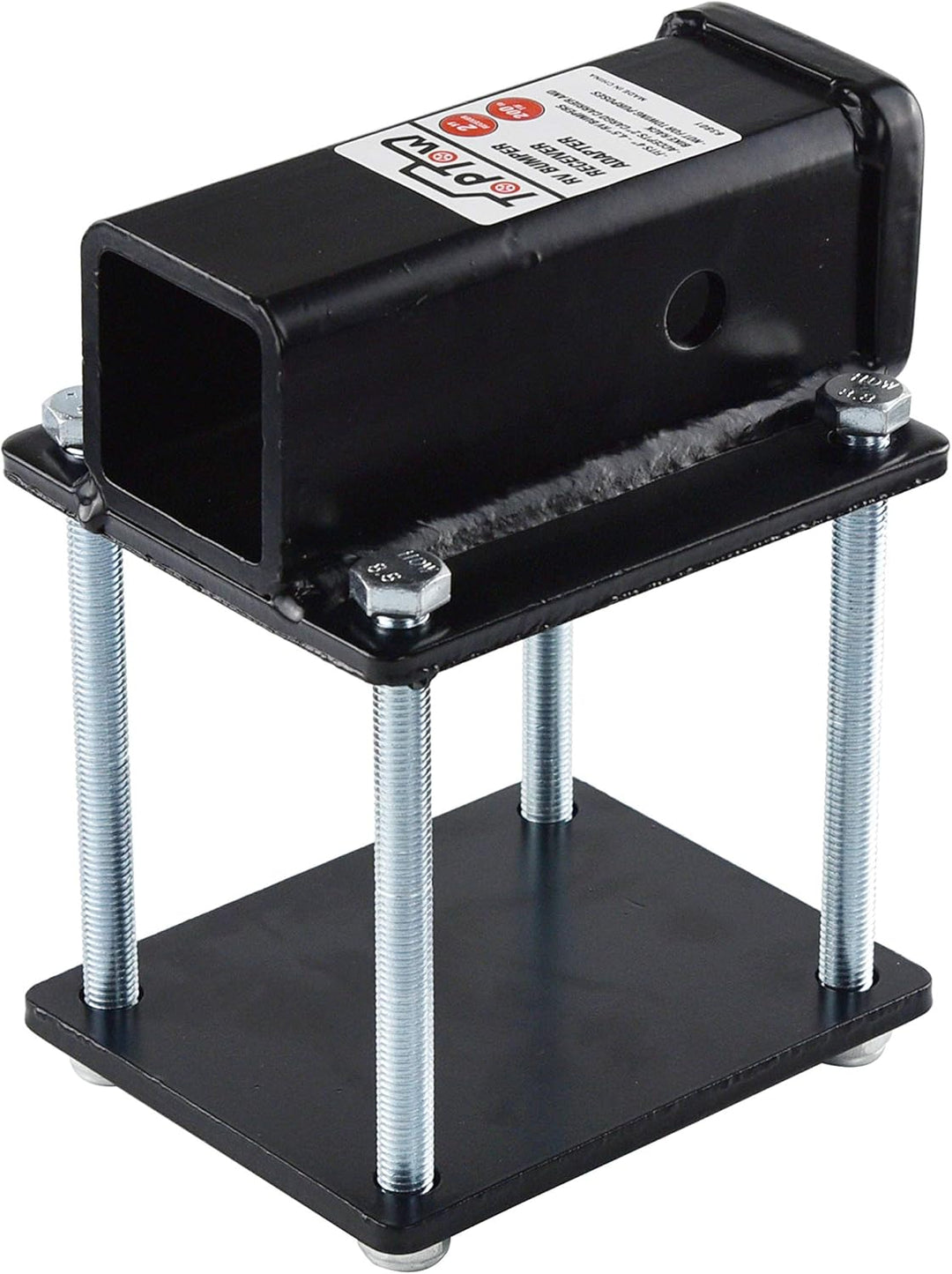 TOPTOW Wohnmobil-Stossstange 5,1 cm Anhängerkupplungs-Empfänger-Adapter 63801 für 10,2 x 10,2 cm und
