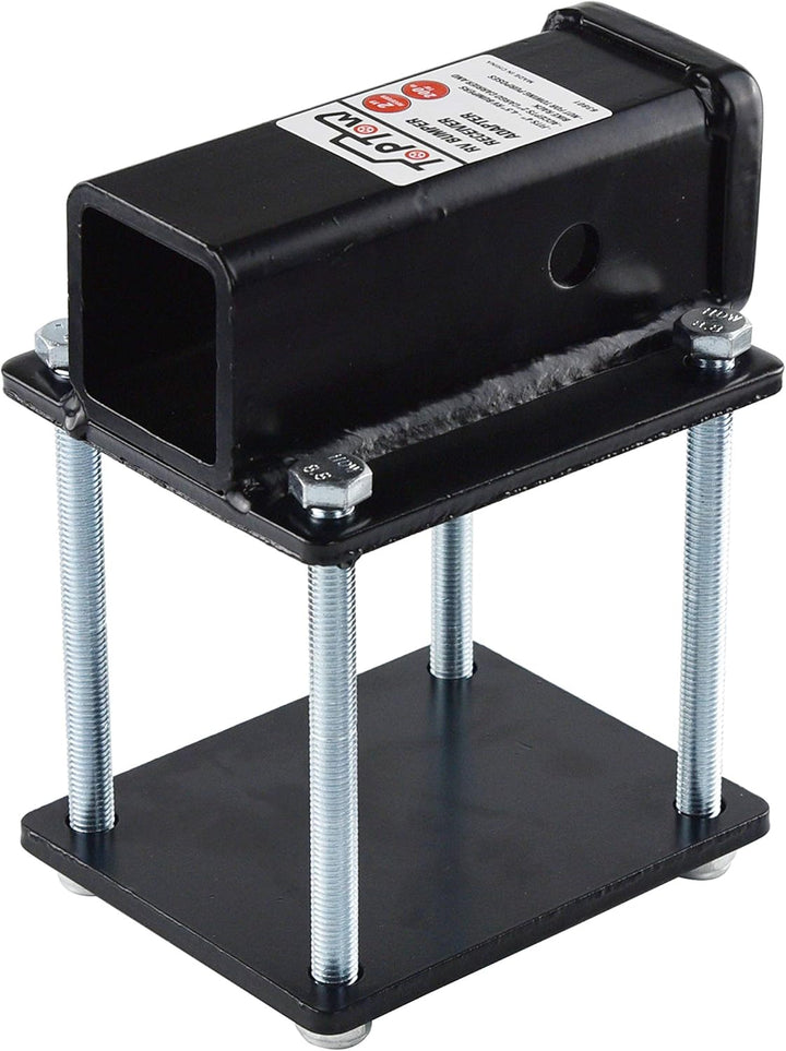 TOPTOW Wohnmobil-Stossstange 5,1 cm Anhängerkupplungs-Empfänger-Adapter 63801 für 10,2 x 10,2 cm und