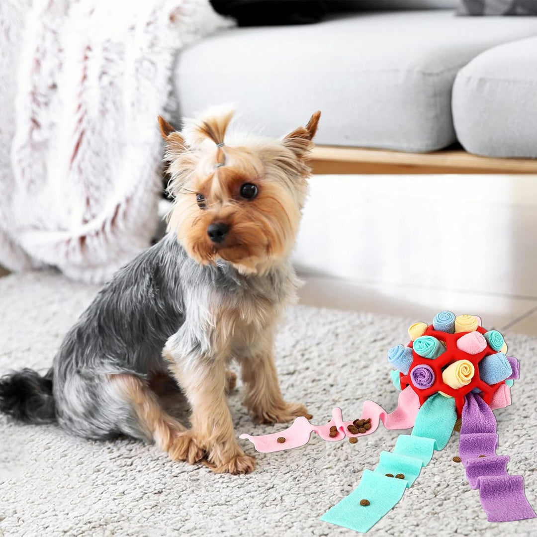 Schnüffelball für Hunde Interaktives Hundespielzeug Schnüffelteppich Schnüffelspielzeug Schnüffelspi