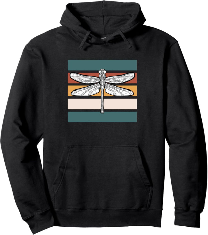RETRO LIBELLE Insekt Tier Linien vintage geometrisch boho Pullover Hoodie