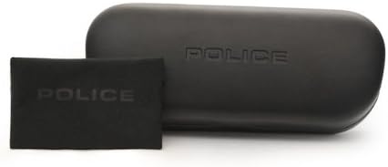Police Unisex Vpl881510700 Sunglasses, Shiny Black, 51