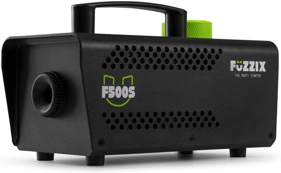 Fuzzix F500S Nebelmaschine Mini mit Funk-Fernbedienung, Nebelmaschine Halloween, 500 Watt Rauchmasch