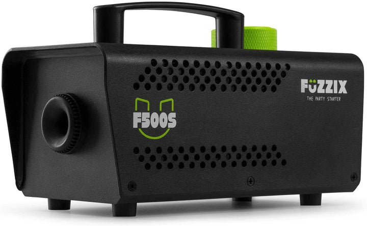 Fuzzix F500S Nebelmaschine Mini mit Funk-Fernbedienung, Nebelmaschine Halloween, 500 Watt Rauchmasch