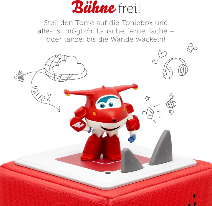 tonies Hörfigur für Toniebox, Super Wings – Schwimmende Schweinchen, Hörspiel mit 4 Geschichten für