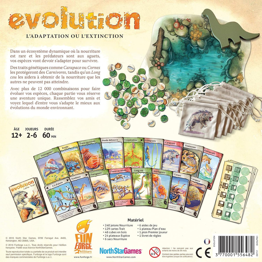 Asmodee EVOLFR01 Darwin Evolution