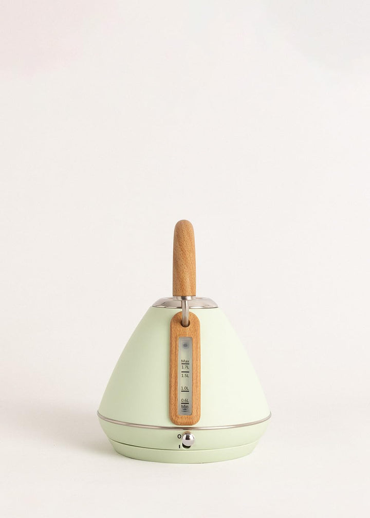 CREATE /PACK TOAST RETRO + KETTLE RETRO/Brot-Toaster und Wasserkocher, Grün / 3 programmierte Röstun