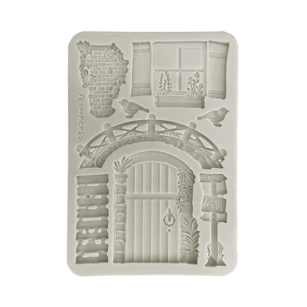 Stamperia - Silicon Mould A5 for Scrapbooks, Bullet Journals and More, Non-Stick Surface, Suitable f