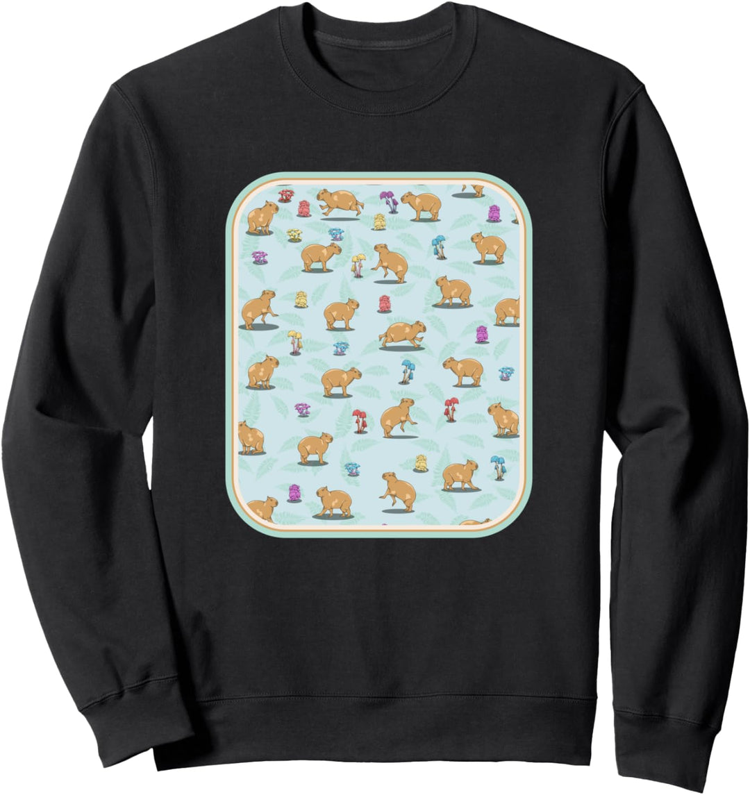Capybara-Muster. Sweatshirt