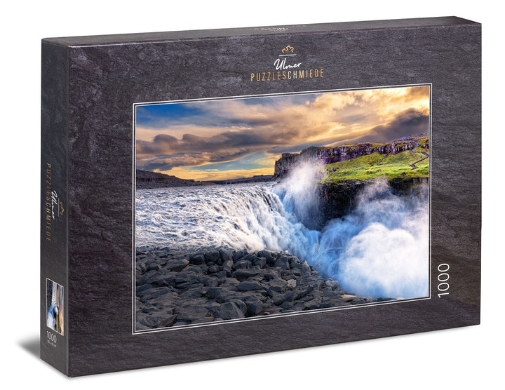 Ulmer Puzzleschmiede - Puzzle „Islands Wilde Wasser“ - Klassisches 1000 Teile Landschaftspuzzle – De
