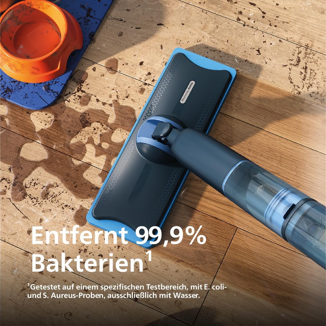Philips OneUp 5000 Serie Elektrischer Wischmopp - 2X sauberere Böden², 2X schnelleres Wischen, Zwei