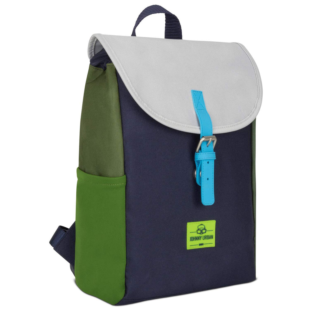 Johnny Urban Rucksack Kinder Mädchen & Jungen Grün - Junior Liam - Kinderrucksack mit Brustgurt - Au