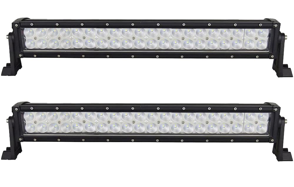 Greenmigo 2X 120W LED Arbeitsscheinwerfer weiss 12V 24V Flutlicht Reflektor Work Light Bar Scheinwer