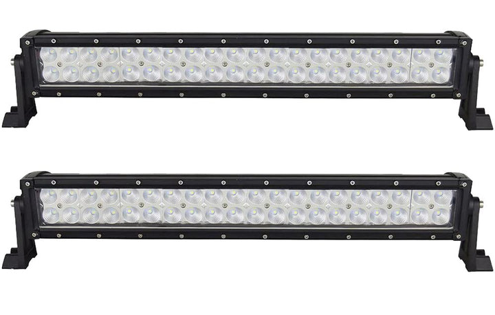 Greenmigo 2X 120W LED Arbeitsscheinwerfer weiss 12V 24V Flutlicht Reflektor Work Light Bar Scheinwer