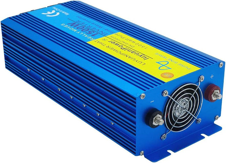 Yinleader Spannungswandler 1500W/3000W 12V 230V Reiner Sinus Wechselrichter LED+LCD Power Inverter m