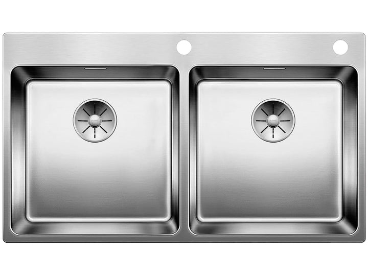 BLANCO ANDANO 400/400-IF/A | Edelstahl | Einbauart: Einbau von Oben & Flächenbündig | mit Ablauffern